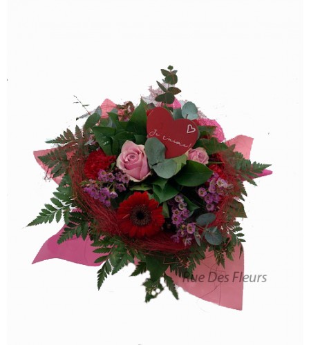 Bouquet St Valentin glam 22